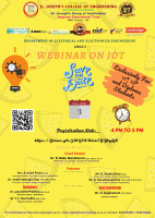 Webinar on IOT 2021 Webinar Poster